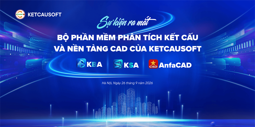 Sự kiện ra mắt bộ phần mềm KetcauSoft — Hà Nội, 26 tháng 9 năm 2026